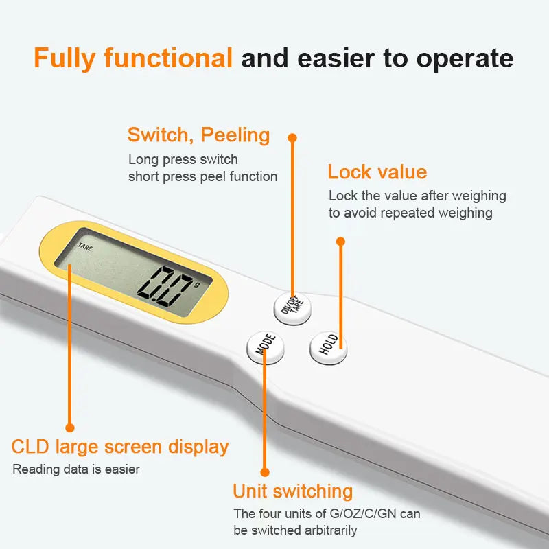 Digital Spoon Scale Mini Kitchen Tool